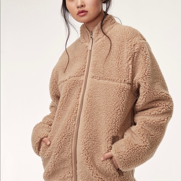 COPY - Tna Aritzia Sherpa fleece zip up hoodie - Picture 2 of 4